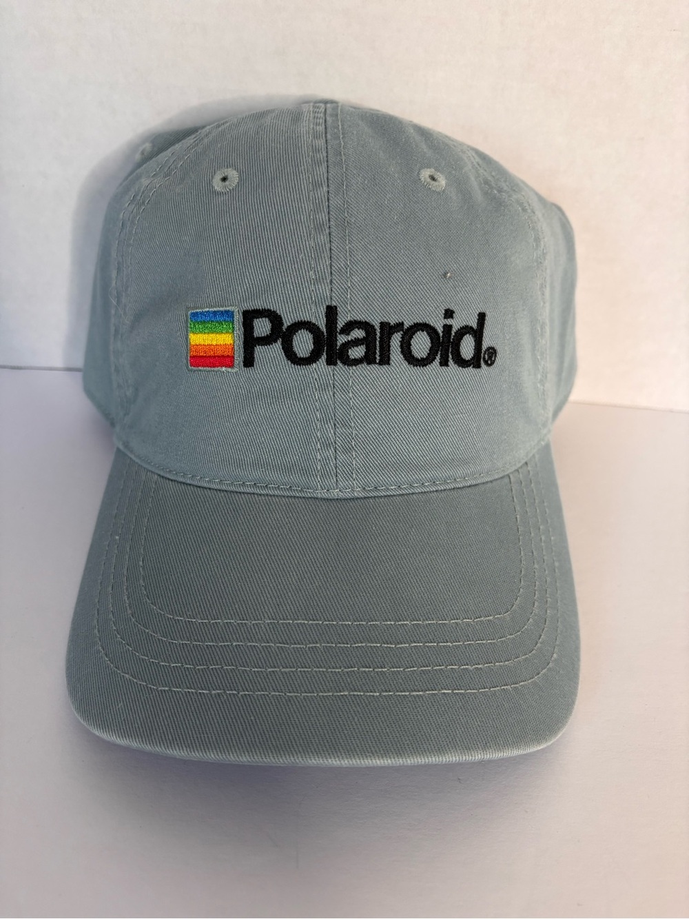 Polaroid Light Blue Washed Chino Twill Cap